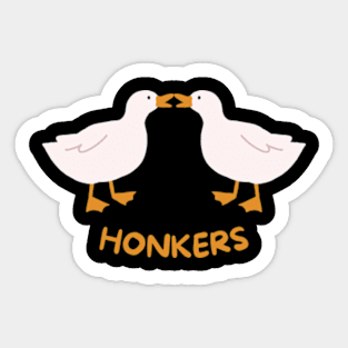 Honkers, Best Goose And Silly Honker Long Sleeve T-Shirt Sticker